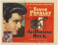 8a023 JAILHOUSE ROCK TC 1957 Elvis Presley in his first dramatic singing role, rock & roll classic!