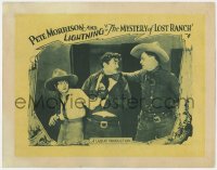 8a092 MYSTERY OF LOST RANCH LC 1925 cowboy Pete Morrison rescues Beth Darlington, sci-fi fantasy!