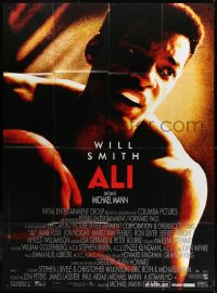8b603 ALI French 1p 2002 Will Smith as heavyweight champion boxer Muhammad Ali, Michael Mann