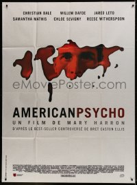 8b609 AMERICAN PSYCHO French 1p 2000 psychotic yuppie killer Christian Bale, from Bret Ellis novel!