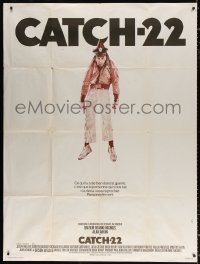 8b675 CATCH 22 French 1p 1970 completely different image of Alan Arkin hanging from flight harness!