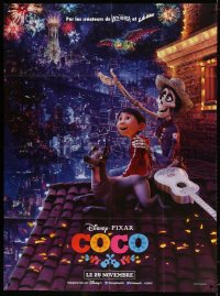 8b678 COCO advance French 1p 2017 great image on rooftop watching fireworks in the Land of the Dead!