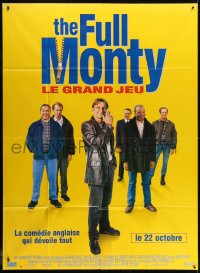 8b744 FULL MONTY advance French 1p 1997 Peter Cattaneo, Carlyle, Wilkinson, Addy, male strippers!