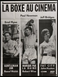 8b809 LA BOXE AU CINEMA French 1p 1990s Errol Flynn, Paul Newman, Jeff Bridges, all boxing!