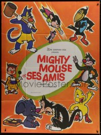 8b836 MIGHTY MOUSE ET SES AMIS French 1p 1970s great cartoon art of Paul Terry's best creations!
