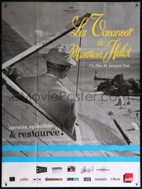 8b843 MR. HULOT'S HOLIDAY French 1p R2009 Jacques Tati on roof, Les vacances de Monsieur Hulot!