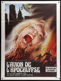 8b858 NIGHTMARE CITY French 1p 1982 Incubo sulla citta contaminata, Umberto Lenzi, wild zombie art!