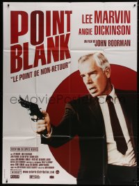 8b877 POINT BLANK French 1p R2011 great image of Lee Marvin with gun, John Boorman film noir!