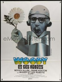 8b921 SLEEPER French 1p 1974 completely different wacky art of Woody Allen by Jouineau Bourduge!