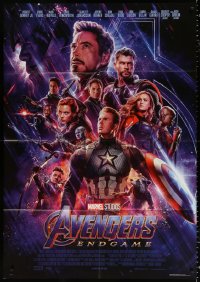 8b096 AVENGERS: ENDGAME Italian 1p 2019 Marvel, dark montage with Downey Jr., Hemsworth & cast!