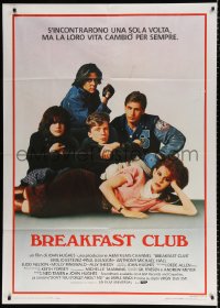 8b113 BREAKFAST CLUB Italian 1p 1985 John Hughes, Estevez, Molly Ringwald, Judd Nelson, classic