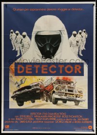 8b121 CHAIN REACTION Italian 1p 1981 Australian nuclear disaster movie, Detector, different!