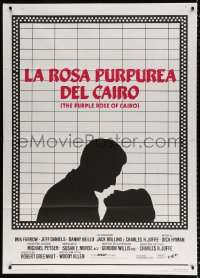 8b202 PURPLE ROSE OF CAIRO Italian 1p 1985 Jeff Daniels steps out of movie into Mia Farrow's life!