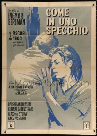 8b239 THROUGH A GLASS DARKLY Italian 1p 1962 Ingmar Bergman, different art of Harriet Andersson!