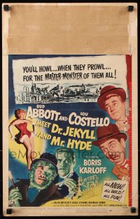 8b260 ABBOTT & COSTELLO MEET DR. JEKYLL & MR. HYDE WC 1953 Bud & Lou meet scary Boris Karloff!