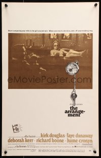 8b270 ARRANGEMENT WC 1969 Kirk Douglas & Faye Dunaway, from director Elia Kazan's novel!