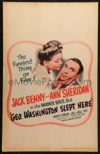 8b332 GEORGE WASHINGTON SLEPT HERE WC 1942 sexy Ann Sheridan, Jack Benny, play by Hart & Kaufman!