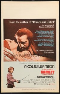 8b345 HAMLET WC 1970 Nicol Williamson in title role & Marianne Faithfull as Ophelia, Shakespeare!