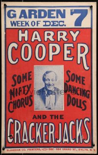 8b350 HARRY COOPER & THE CRACKER JACKS stage show WC 1920s some nifty chorus, some dancing dolls!