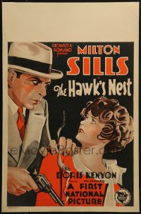 8b352 HAWK'S NEST WC 1928 Milton Sills has plastic surgery to look like a famous gangster!