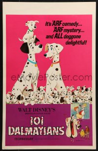 8b434 ONE HUNDRED & ONE DALMATIANS WC R1969 most classic Walt Disney canine family cartoon!
