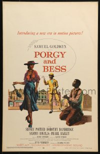 8b448 PORGY & BESS WC 1959 art of Sidney Poitier, Dorothy Dandridge & Sammy Davis Jr.!