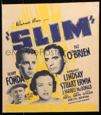 8b484 SLIM WC 1937 Pat O'Brien, Henry Fonda, Margaret Lindsay, Stuart Erwin, high-power line men!