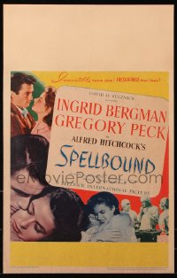 8b493 SPELLBOUND WC 1945 Alfred Hitchcock, Ingrid Bergman, Gregory Peck, different montage!