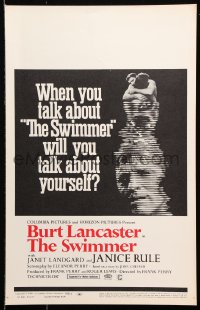 8b501 SWIMMER WC 1968 Burt Lancaster, directed by Frank Perry, will you talk about yourself?