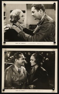 8c944 DON'T GET PERSONAL 2 8x10 stills 1936 serious pretty Sally Eilers with James Dunn!
