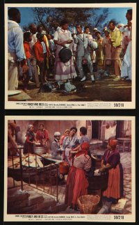 8c149 PORGY & BESS 2 color 8x10 stills 1959 both with great images of Sammy Davis Jr.!