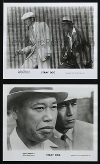 8c986 STRAY DOG 2 8x10 stills 1963 Akira Kurosawa's Nora Inu, cool Japanese film noir images!