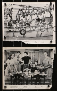 8c346 BENEATH THE 12-MILE REEF 14 8x10 stills 1953 Robert Wagner, Terry Moore, Roland, Graves!