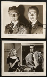8c296 CHECKERED COAT 16 8x10 stills 1948 Tom Conway, Noreen Nash, cool crime noir images!