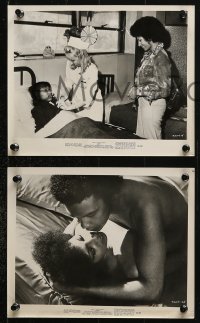 8c890 COFFY 3 8x10 stills 1973 great images of sexy Pam Grier & cast in blaxploitation classic!