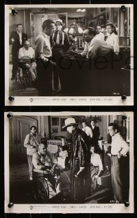 8c859 KEY LARGO 4 8x10 stills 1948 Bogart, Bacall, Trevor, Edward G. Robinson, Barrymore, Gomez!