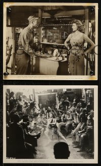 8c907 MISS SADIE THOMPSON 3 8x10 stills 1953 sexy images of dancing Rita Hayworth, Aldo Ray, Ferrer!