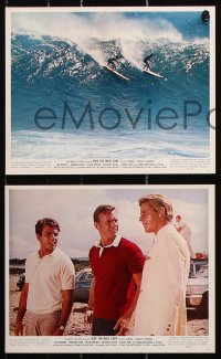 8c097 RIDE THE WILD SURF 5 color 8x10 stills 1964 Fabian, lots of cool surfing images!