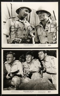 8c439 SEVEN AGAINST THE SUN 12 8x10 stills 1966 mission of a lost patrol trapped by the enemy!