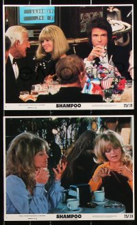 8c084 SHAMPOO 6 8x10 mini LCs 1975 hairdressers Warren Beatty, Julie Christie, Goldie Hawn!