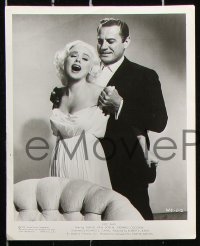 8c822 VICE RAID 5 8x10 stills 1960 super sexy model Mamie Van Doren, Richard Coogan!