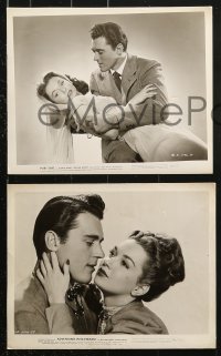 8c185 WILLIAM BISHOP 29 8x10 stills 1940s-1950s cool portraits of the star from a variety of roles!