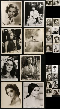 8d411 LOT OF 26 8X10 STILLS OF PRETTY LADIES 1940s-1980s a variety of great actress portraits!