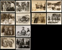 8d418 LOT OF 20 8X10 STILLS OF NATIVE AMERICANS IN WESTERNS 1970s cool cowboy movie scenes!