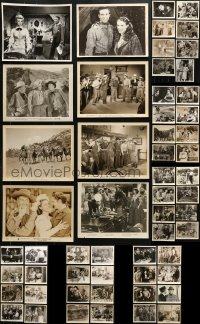 8d386 LOT OF 64 WESTERN 8X10 STILLS 1940s-1950s scenes from a variety of different cowboy movies!