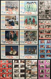 8d191 LOT OF 96 LOBBY CARDS 1960s-1980s complete sets from a variety of different movies!