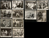 8d431 LOT OF 12 ERROL FLYNN 8X10 STILLS 1940s-1950s great portraits from several of his movies!