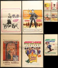 8d012 LOT OF 9 FOLDED WINDOW CARDS 1950s-1960s great images from a variety of different movies!