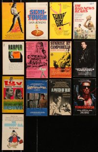 8d440 LOT OF 13 MOVIE EDITION PAPERBACK BOOKS 1950s-1990s Terminator, Semi-Tough & more!