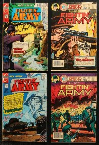 8d040 LOT OF 4 FIGHTIN' ARMY COMIC BOOKS ISSUES BETWEEN #107-#129 1970s Charlton Comics!